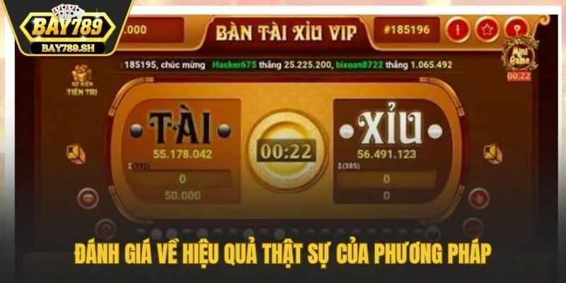 Đánh giá về hiệu quả thật sự của phương pháp